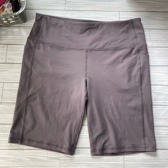 DSG Women's Mauve/Gray Bike Shorts size large - Picture 1 of 5